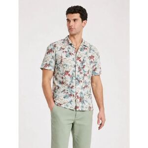 Pusser'Pussers 100 Silk Hawaiian Shirt Mens XXL Floral Island Button Up Tropical